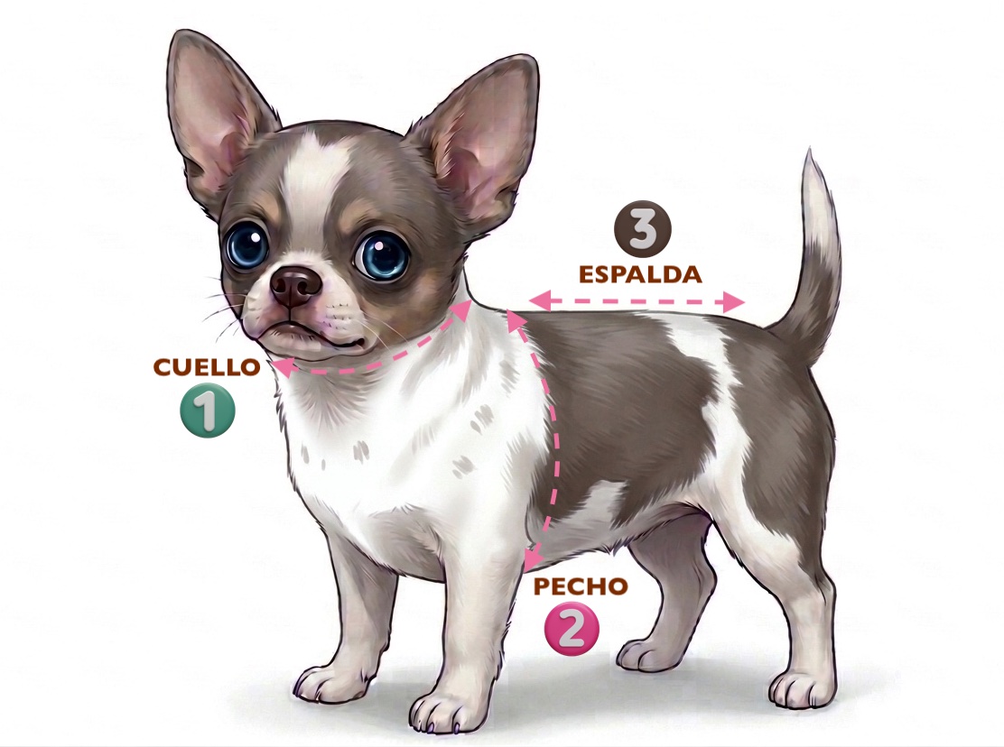 Cómo medir a tu perro: cuello, pecho y espalda